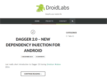 Tablet Screenshot of droidlabs.net